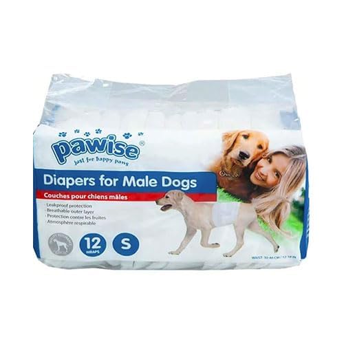 Pawise Dişi Köpek Alt Bağlama Bezi S Boy 12 Adet
