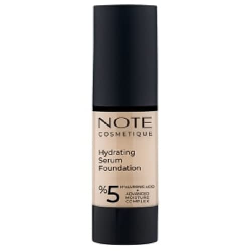 Note Cosmetics Hydrating 100 Nemlendirici Etkili Hyaluronik Asitli SPF 50 Serum Fondöten