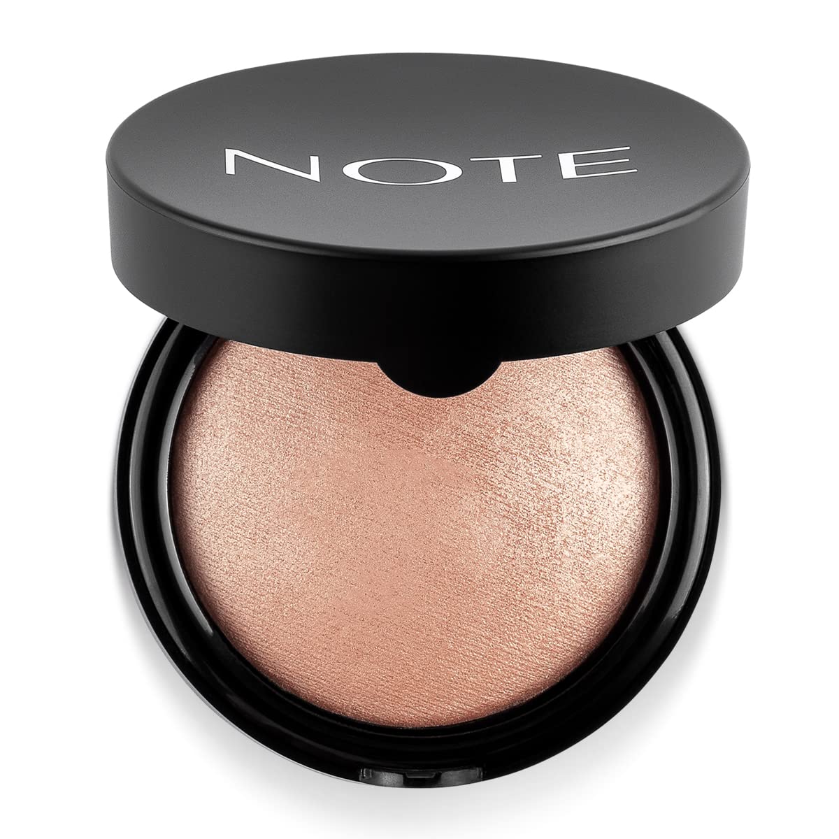 Note Cosmetics Baked Powder 01 Stardust Işıltılı Bitişli Highlighter Toz Yüz Pudrası