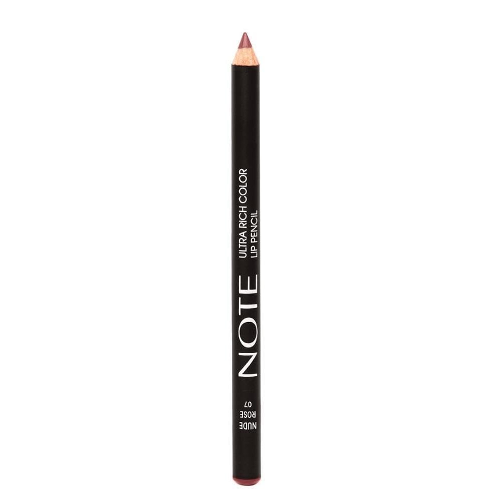 Note Ultra Rich Color Lip Pencil 07 Nude Rose Dudak Kalemi, Nude