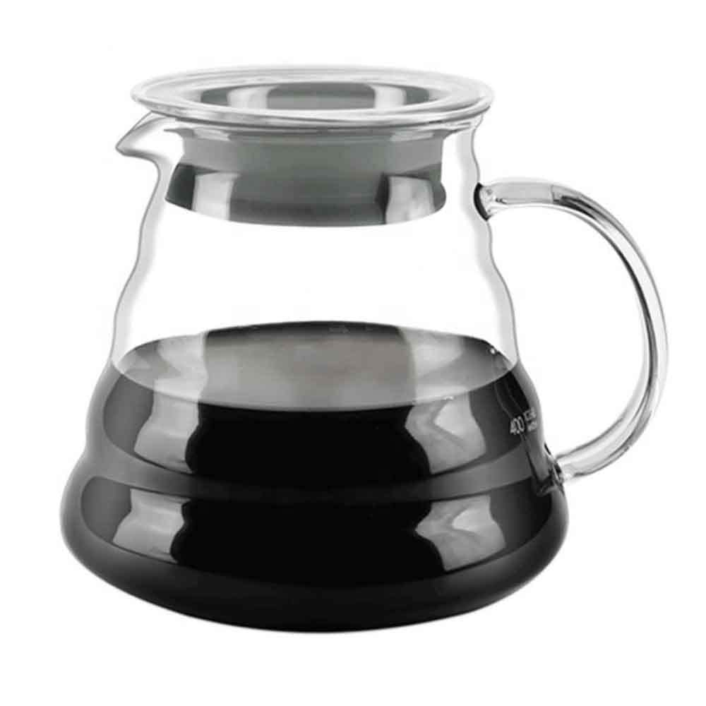 EPINOX Cam Drip Kahve Servis Sürahisi - Drip Coffee Server - 600 ml - Isıya Dayanıklı Borosilikat Cam, Çok Renkli