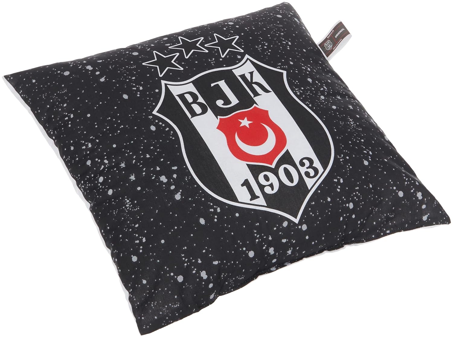 Taç Beşiktaş Lisanslı Kartal Baskılı%100 Pamuk Kırlent, Çok Renkli, 40x40 cm