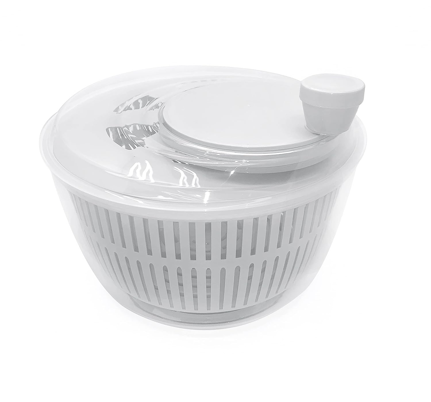 Salata Ve Sebze Kurutucu Pratik Salata Kurutucu - Meyve Sebze Yeşillik Yıkama Kurutma Kabı 4.5 Litre