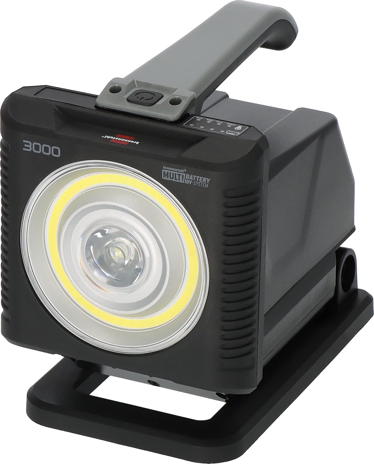 Brennenstuhl Profesyonel Serisi Multi Battery 20 Watt 18 Volt Tüm Bataryalarla Uyumlu IP54 Lisanslı 1140+2160 Lümen Işık Gücüne Sahip Led Projektör