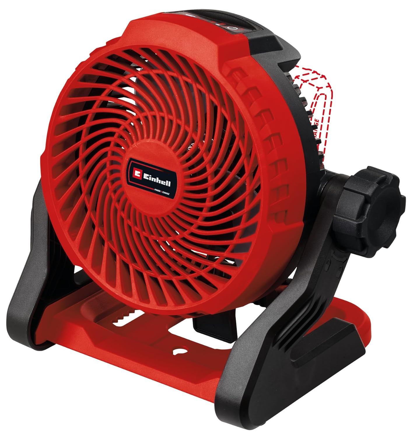Einhell Akülü Vantilatör GE-CF 18/2200 Li-Solo Power X-Change (18 V, Li-Ion, 3 Kademeli, 360° Dönebi