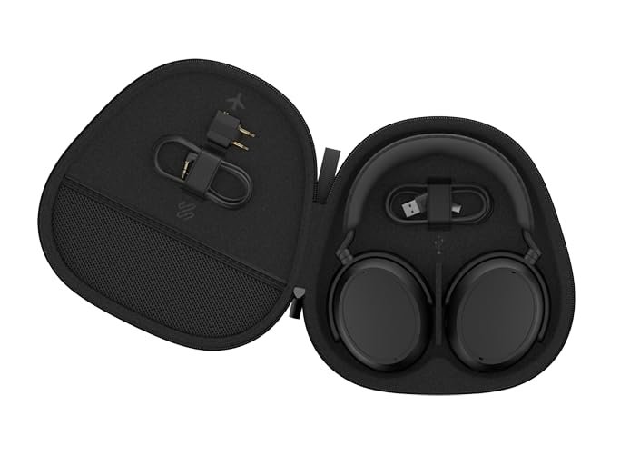 Sennheiser Momentum 4 Wireless - Kablosuz Kulak Üstü Bluetooth Kulaklık - ANC, 60 Saate Kadar Dinleme Süresi, Transparan Duyma Özelliği, Bluetooth 5.2 - Siyah