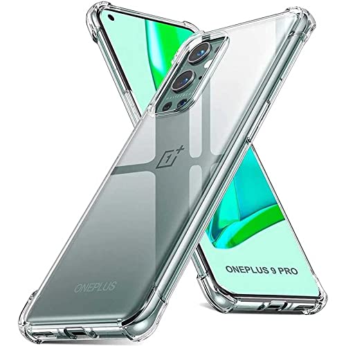 KZY İletişim One Plus 9 Pro ile uyumlu ile Uyumlu Kapak Şeffaf Airbag Antishock Köşe Korumalı Siliko