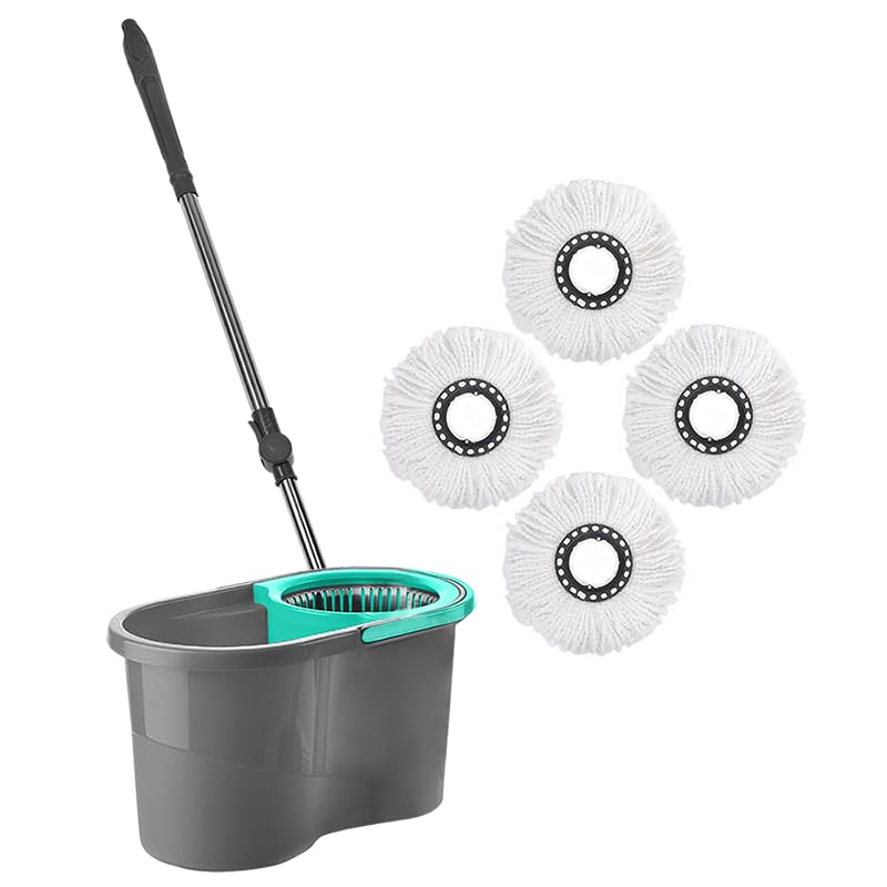 SMARTER OTOMATİK TEMİZLİK SETİ 4 MİKROFİBER MOP PASPAS
