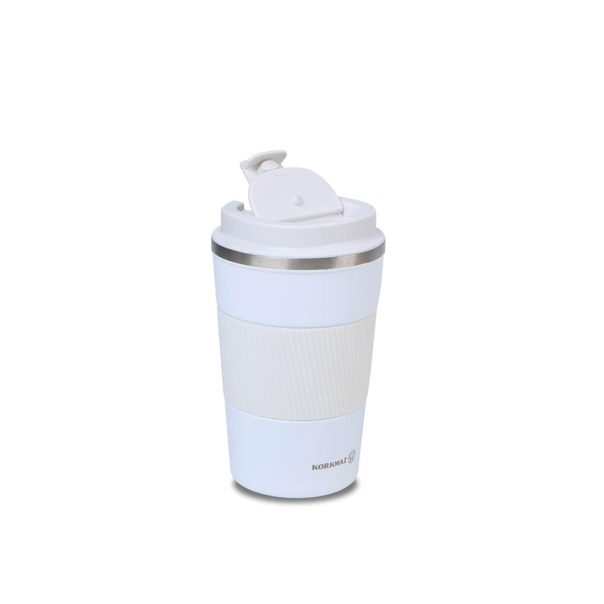 KORKMAZ A5540-1 Eterna Kahve Bardağı Beyaz