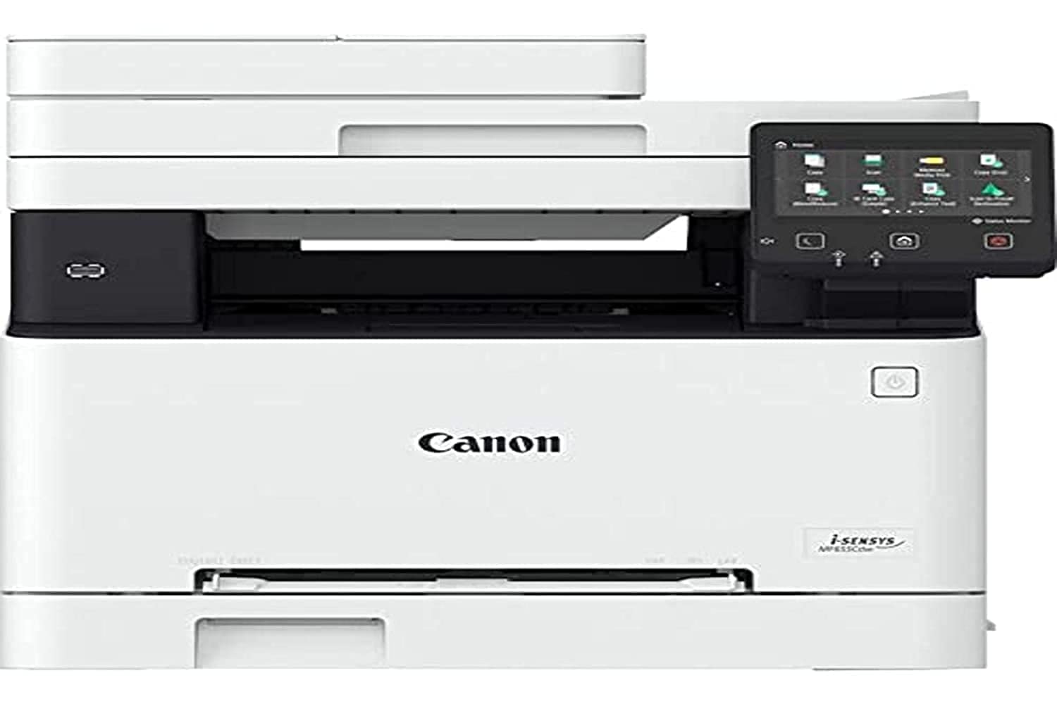 Canon i-SENSYS MF657Cdw A4 renkli lazer MFP baskı, kopyalama, tarama, faks, USB, LAN, WLAN, 250 yaprak kağıt kaseti, 12,7 cm LCD renkli dokunmatik ekran, çift taraflı baskı