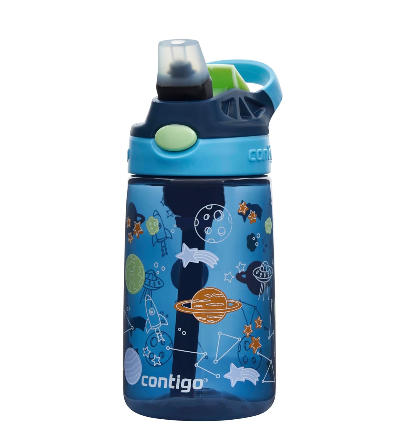 Contigo Gizmo Flip Pro Uzay Tritan Çocuk Suluğu 420 Lacivert