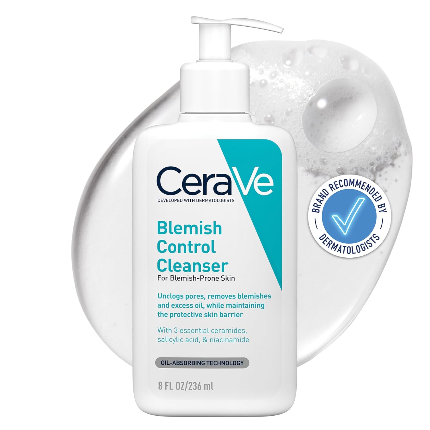 CeraVe Yağlı Ve Düzensiz Ciltler İçin Yüz Temizleme Jeli 236 ml