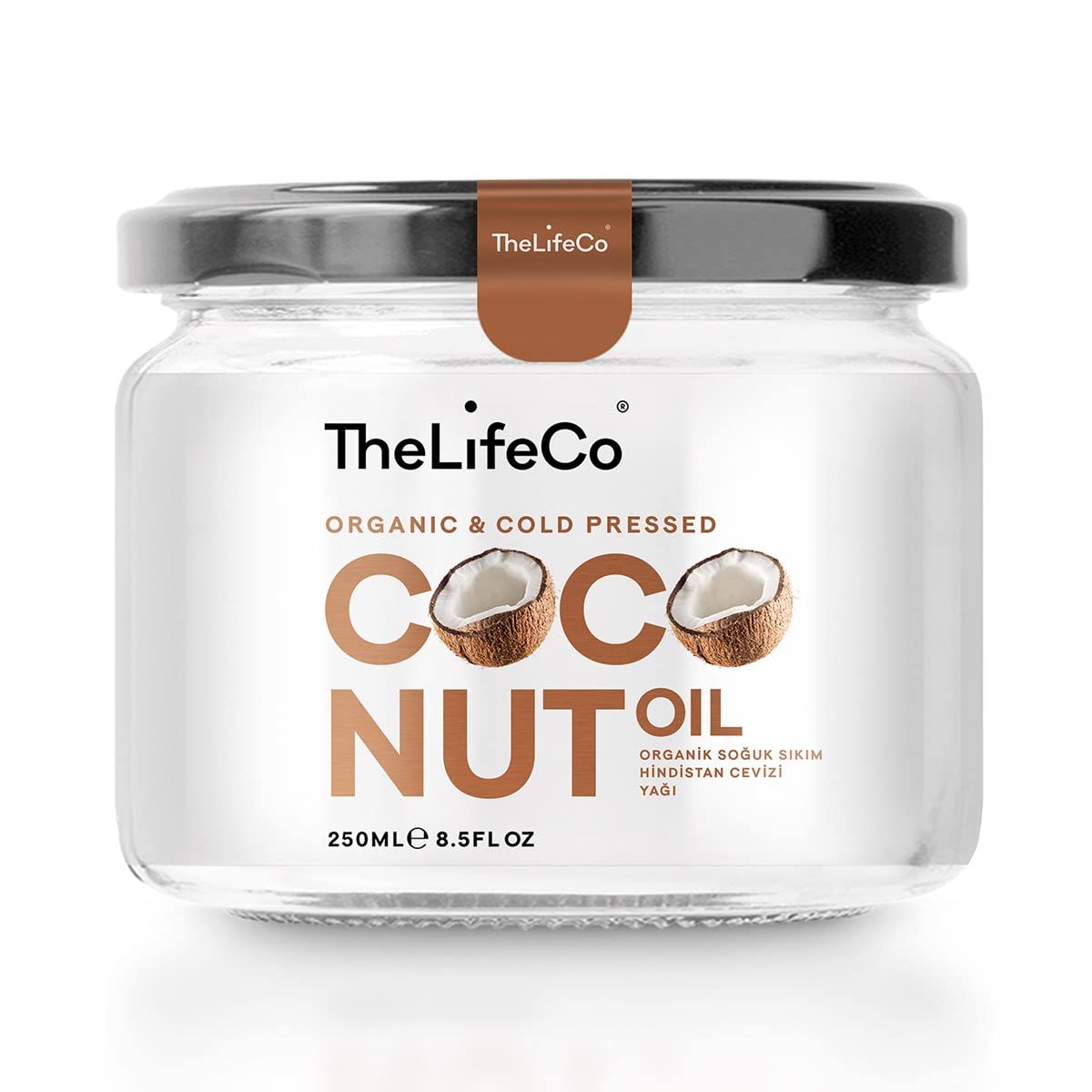 TheLifeCo Organik Hindistan Cevizi Yağı 250 ml