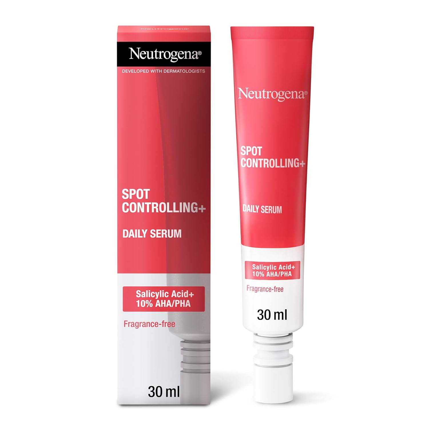 Neutrogena Sivilce Karşıtı ve Peeling Etkili Serum AHA PHA ve Salisilik Asit İçerikli Arındırıcı Yüz Serumu 30 ml