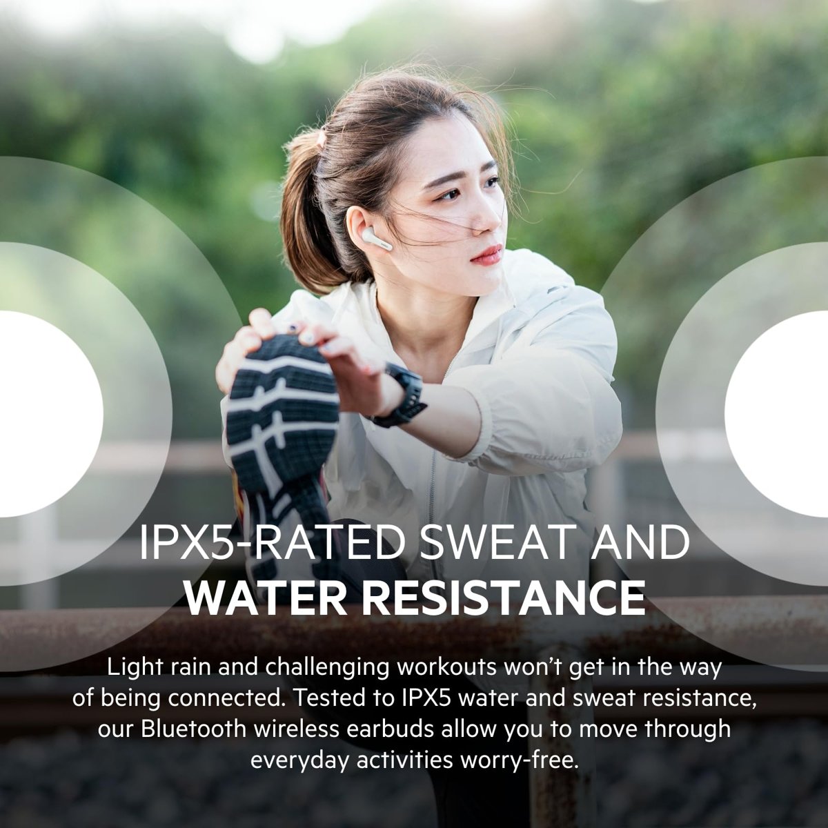 Belkin SOUNDFORM Flow True Wireless gürültü önleyici kulaklık, kablosuz, Bluetooth kulaklık, ter ve su sıçramalarına karşı korumalı, koruma türü IPX5, 31 saat çalışma süresi, iPhone