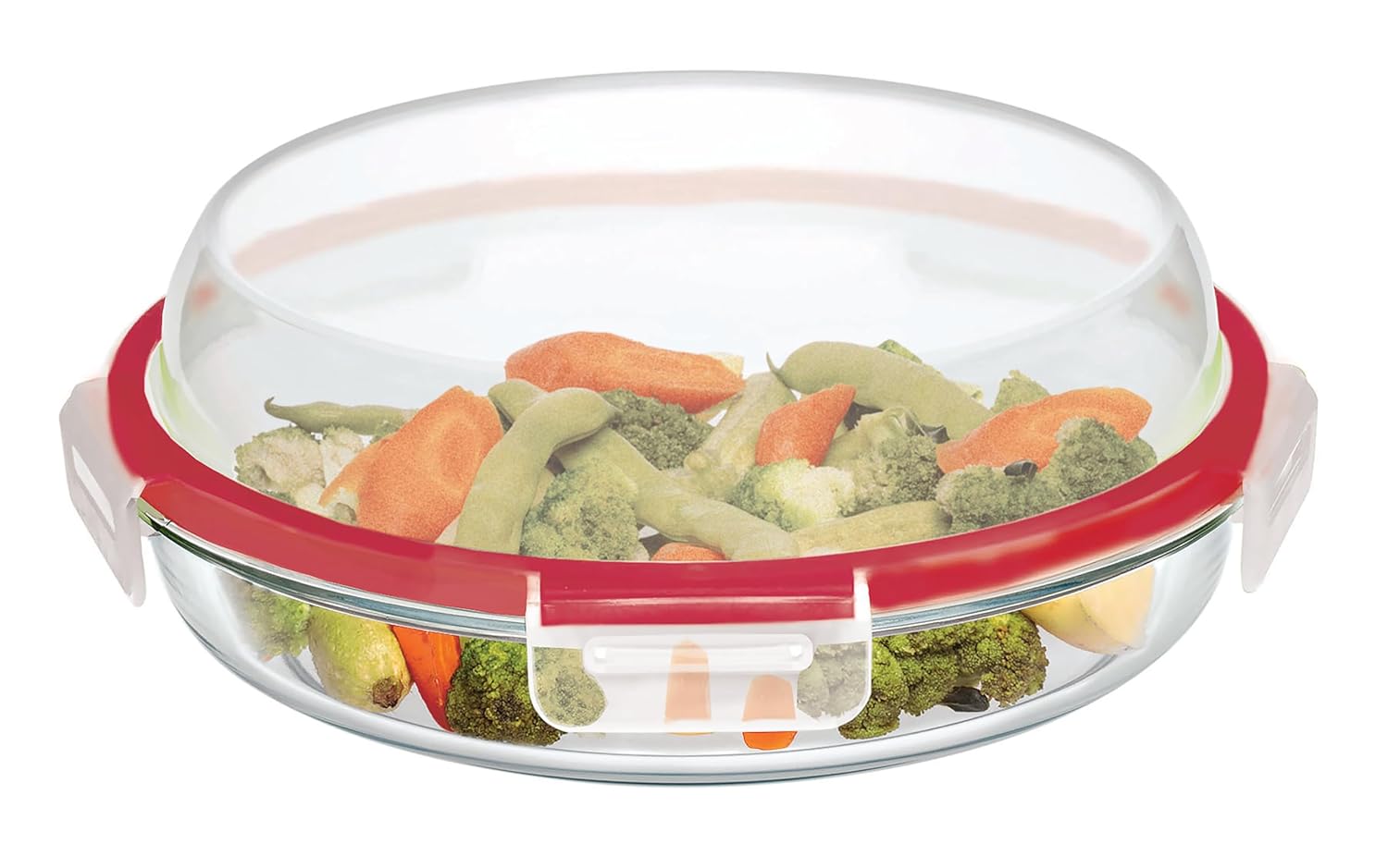 Paşabahçe BAKE&STORE SAKLAMA KABI 1840 CC T A CONTA LSR KIRMIZI 1 OFSET TANITIM KARTI 6 Paşabahçe