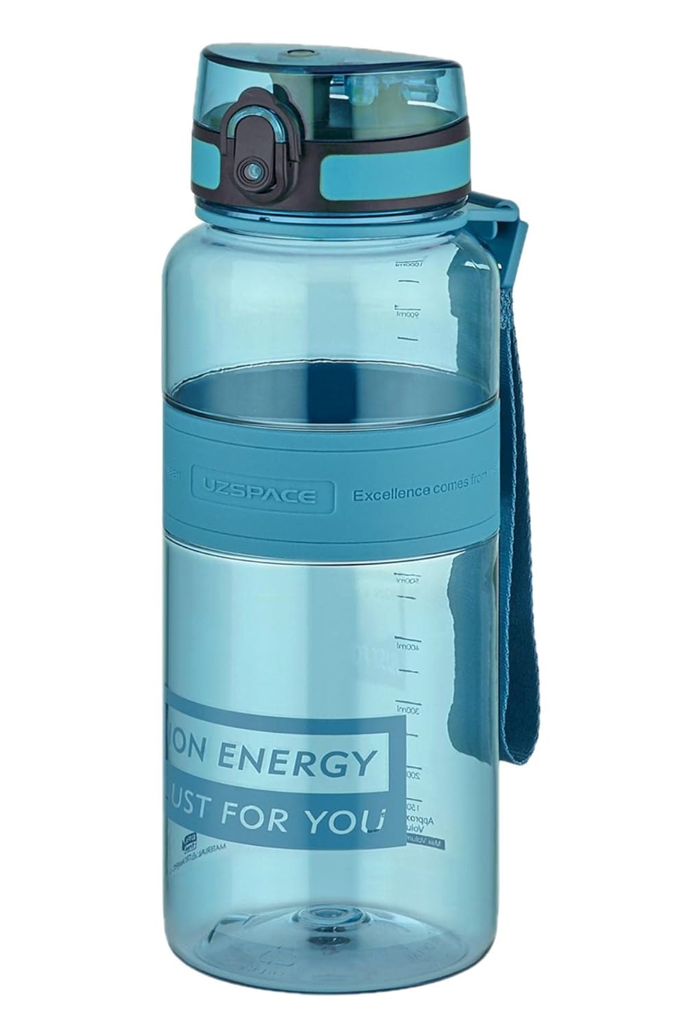 Uzspace Tritan Su Matarası 1000ml 1 Litre Büyük Boy Yenilenen Renkler