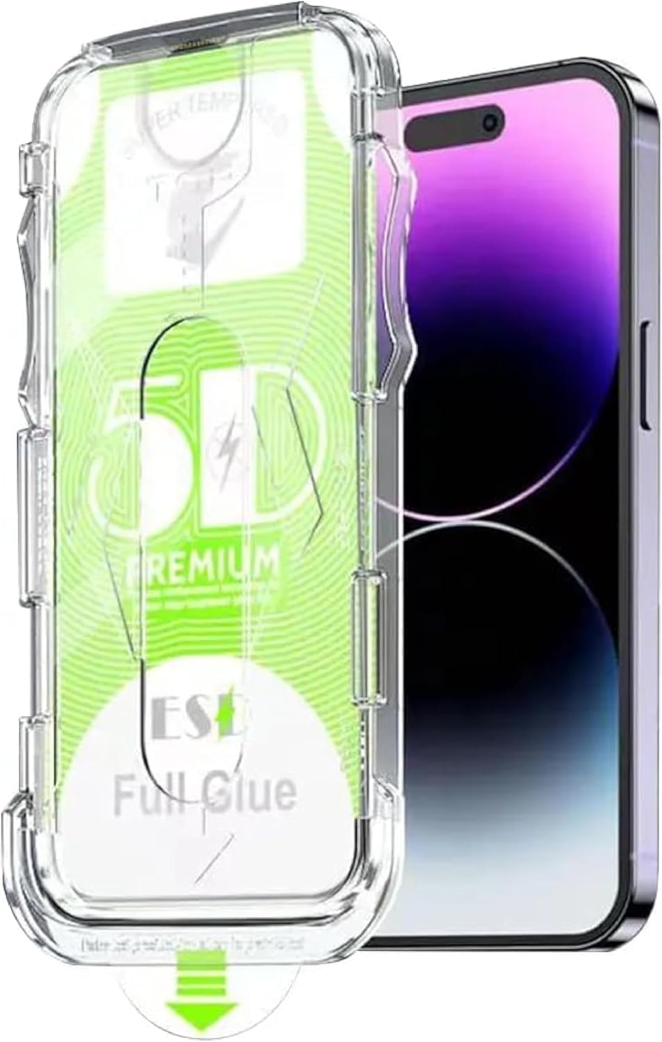 BABİLDEN Apple iPhone 13 Pro Max için Tasarlanmış KOLAY KURULUM Uçtan Kenara Kapsama Tam Koruma Dayanıklı Temperli Cam