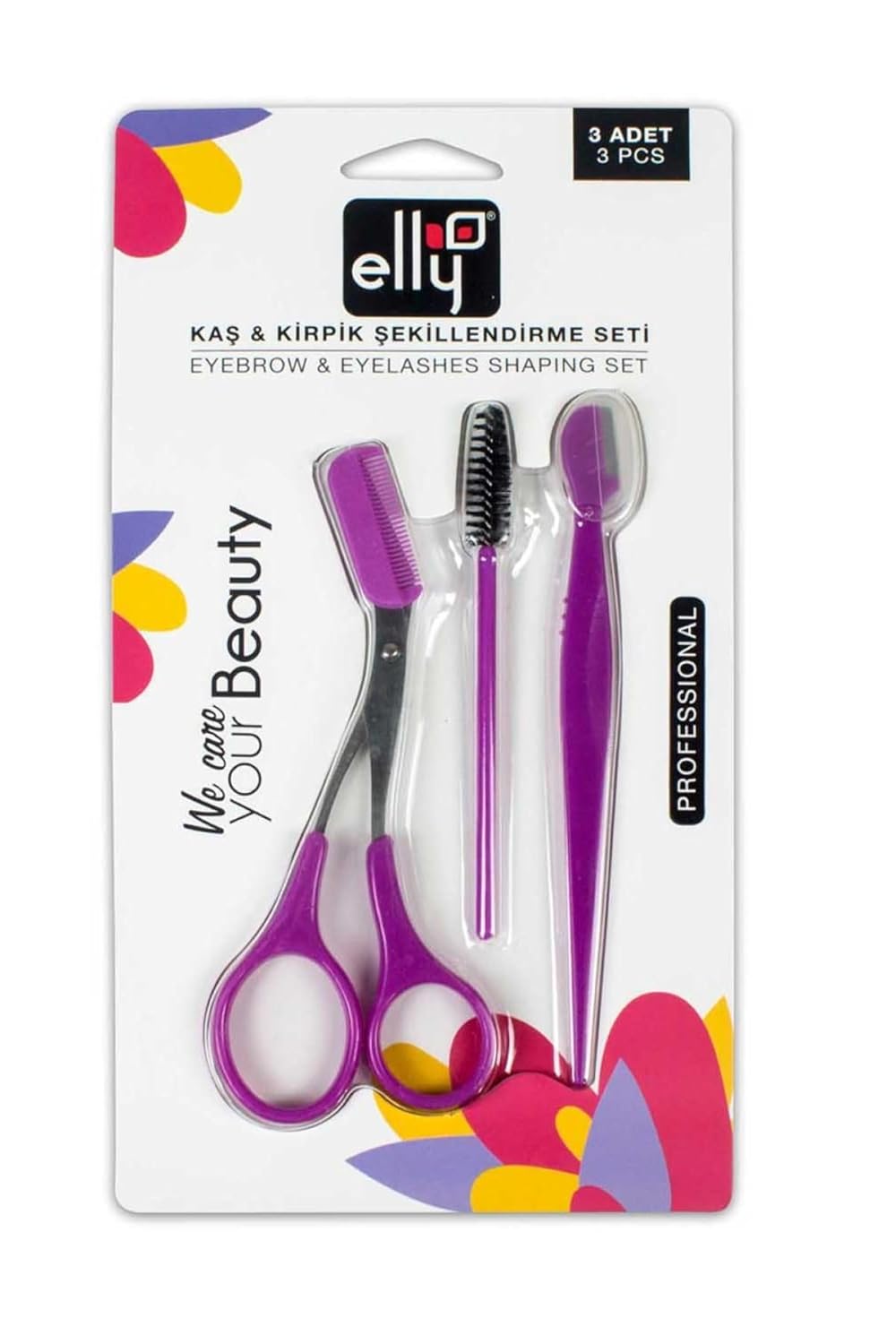 Elly Yüz Bakım Seti Makas, Ustura ve Maskara - 05