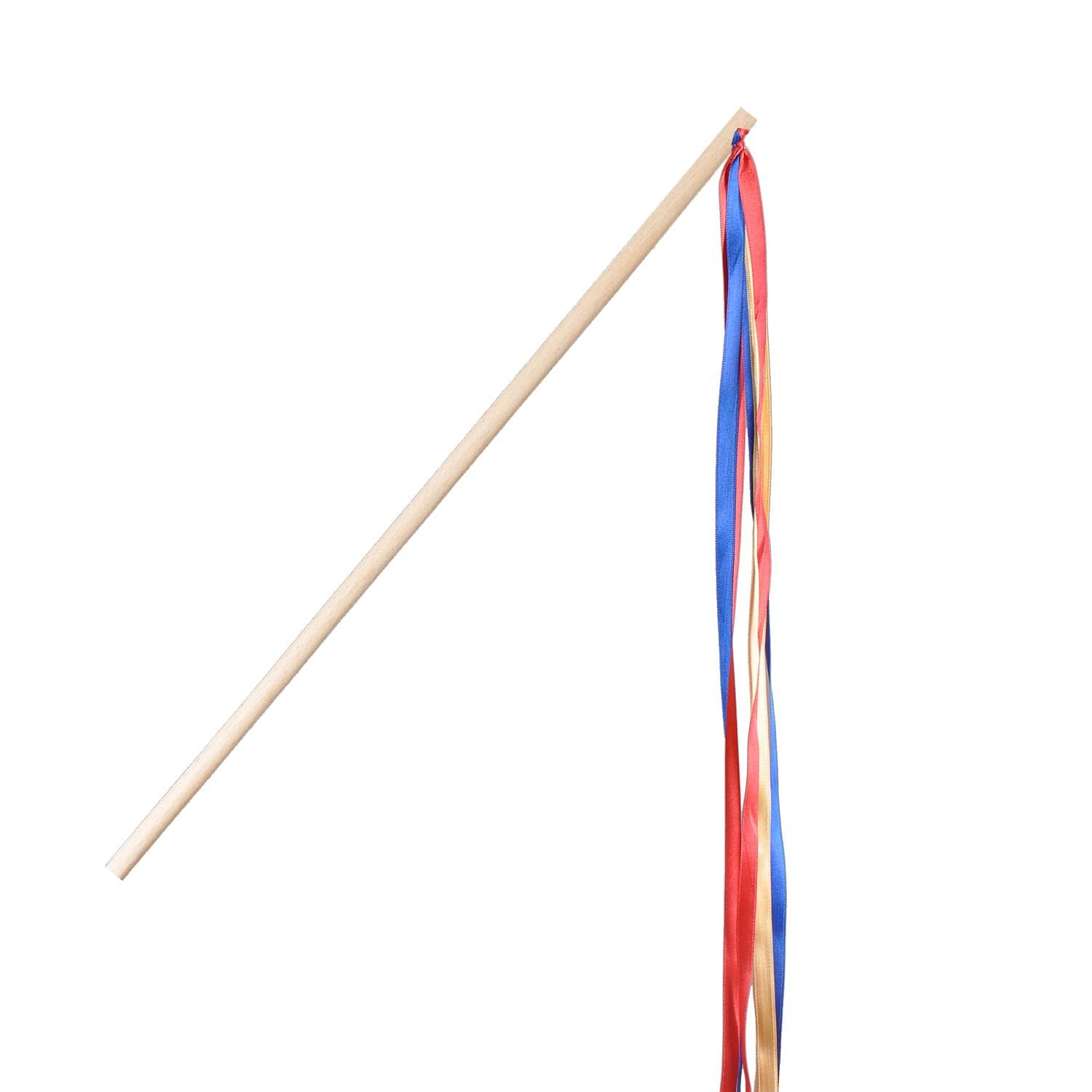 X-Perk Ahşap Kedi Oynatma Oltası Kedi Olta Püsküllü Kedi Oyuncak