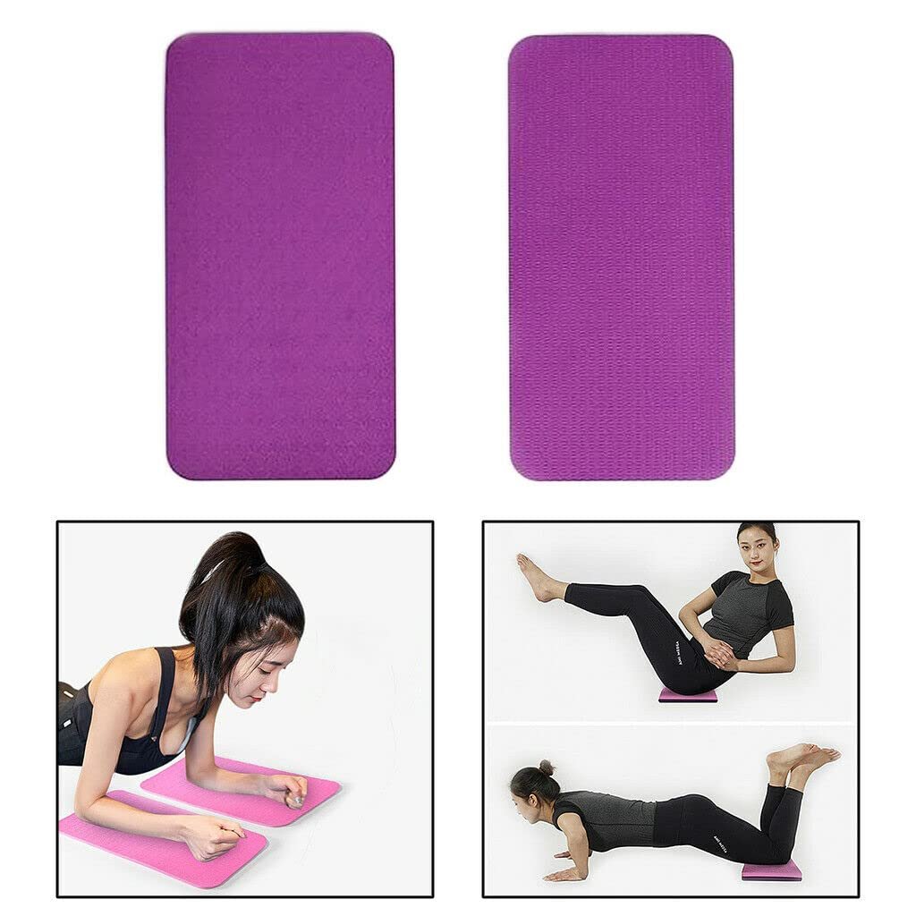 Leyaton Yoga Diz Dirsek Destek Yastığı Kaymaz Mat 6 mm Mor