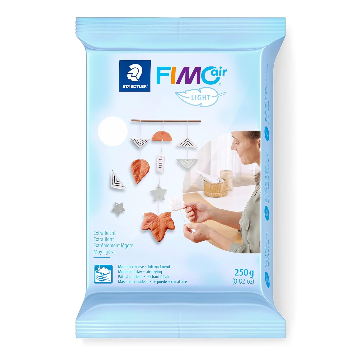 STAEDTLER FIMO 8130-0 Modelleme Kili Fimoair Basic Lıght 300 Gr Beyaz