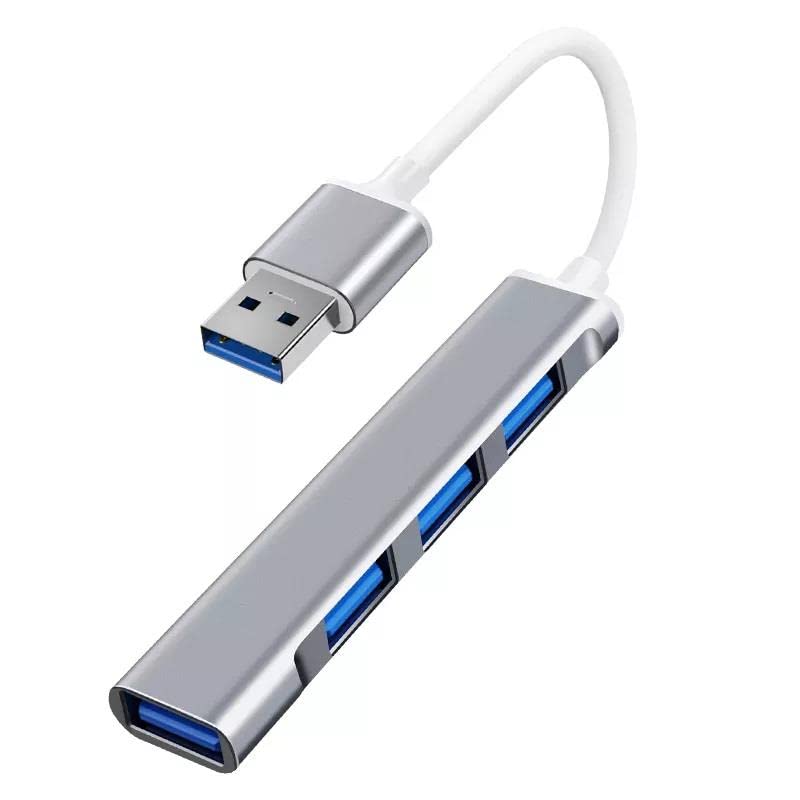 PrimeX Plus PX-TYP5 Ultra Slim Gri USB Hub, 4 Port USB 3.0 Çoklayıcı, USB Çoklayıcı