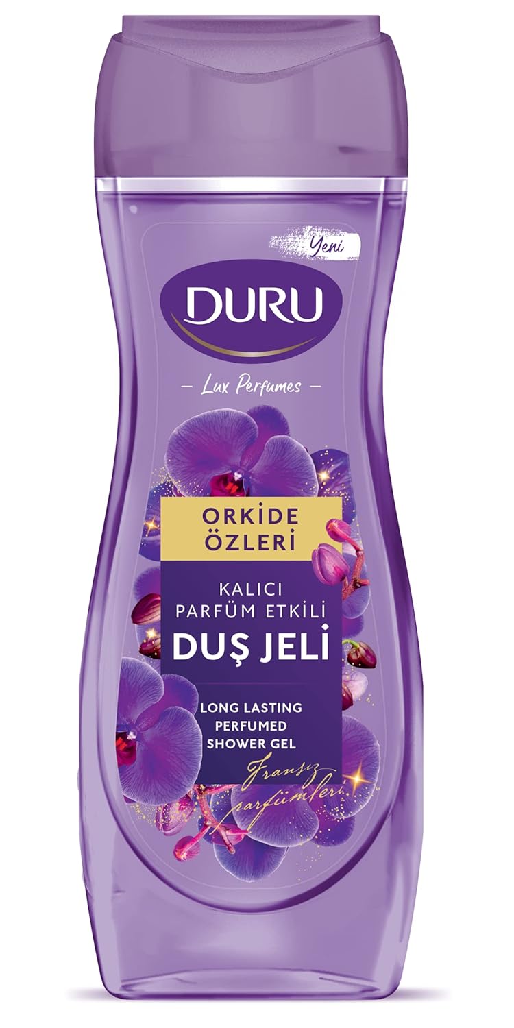 DURU LUX PERFUMES Duş Jeli, Orkide, 450 Mililitre