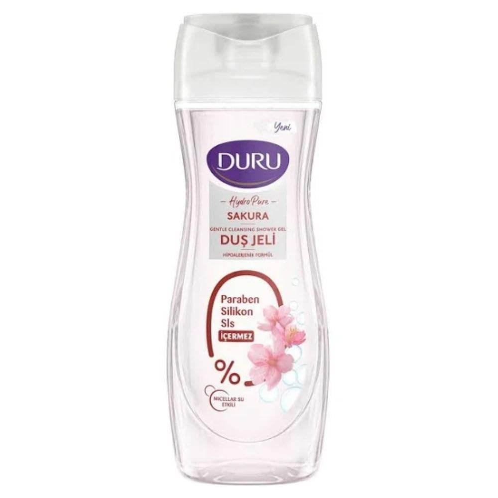 DURU HYDRO PURE Sakura Duş Jeli, 450 Mililitre
