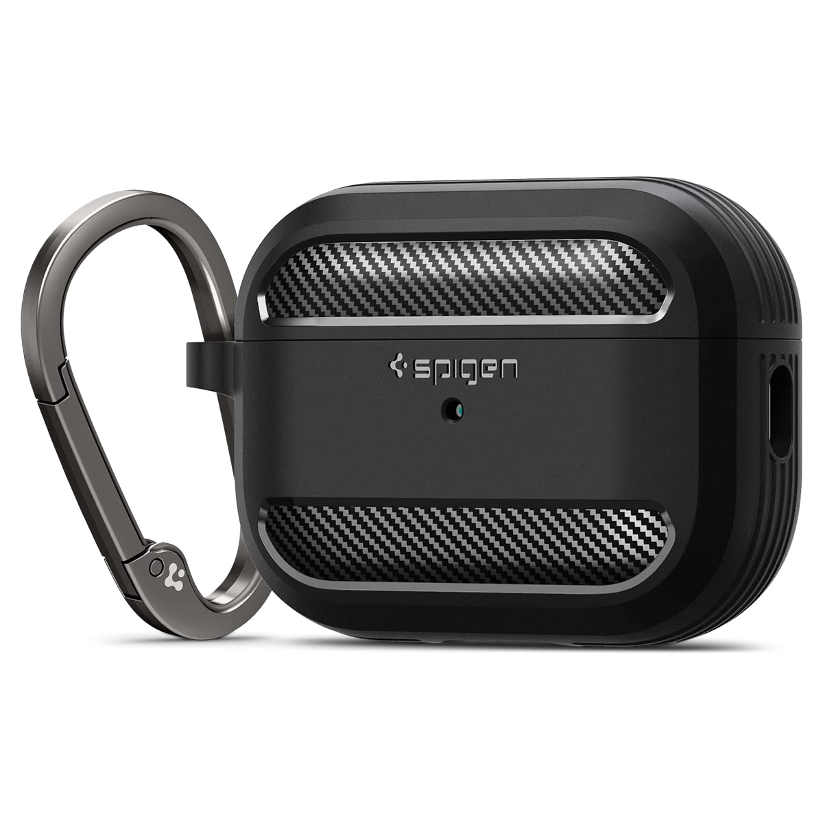 Spigen AirPods Pro (2.nesil) ile uyumlu Kılıf Rugged Armor Matte Black - ACS05482