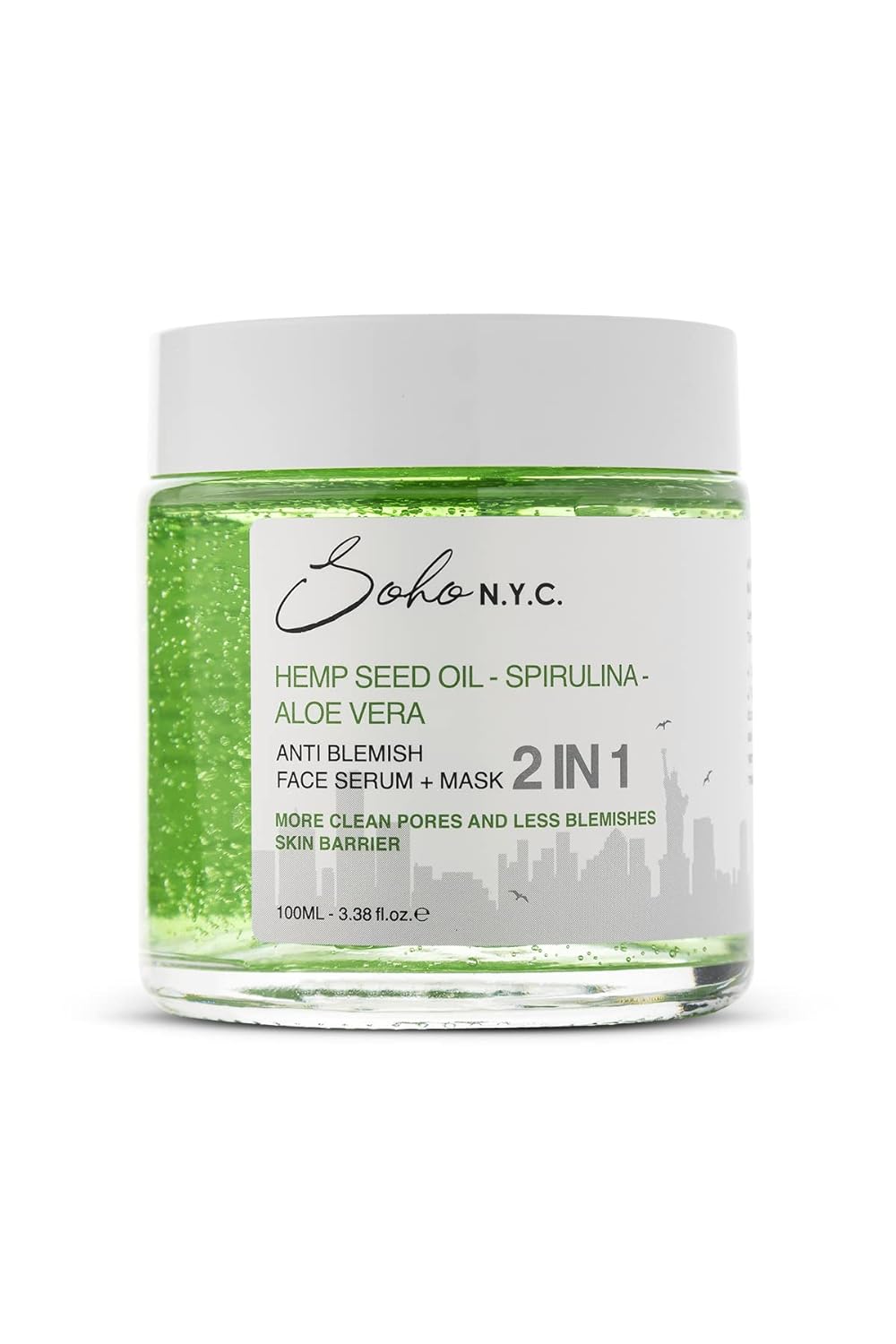 Soho N.Y.C. Vegan Anti Blemish-Leke Karşıtı Durulanmayan Maske Etkili Serum 100 Ml