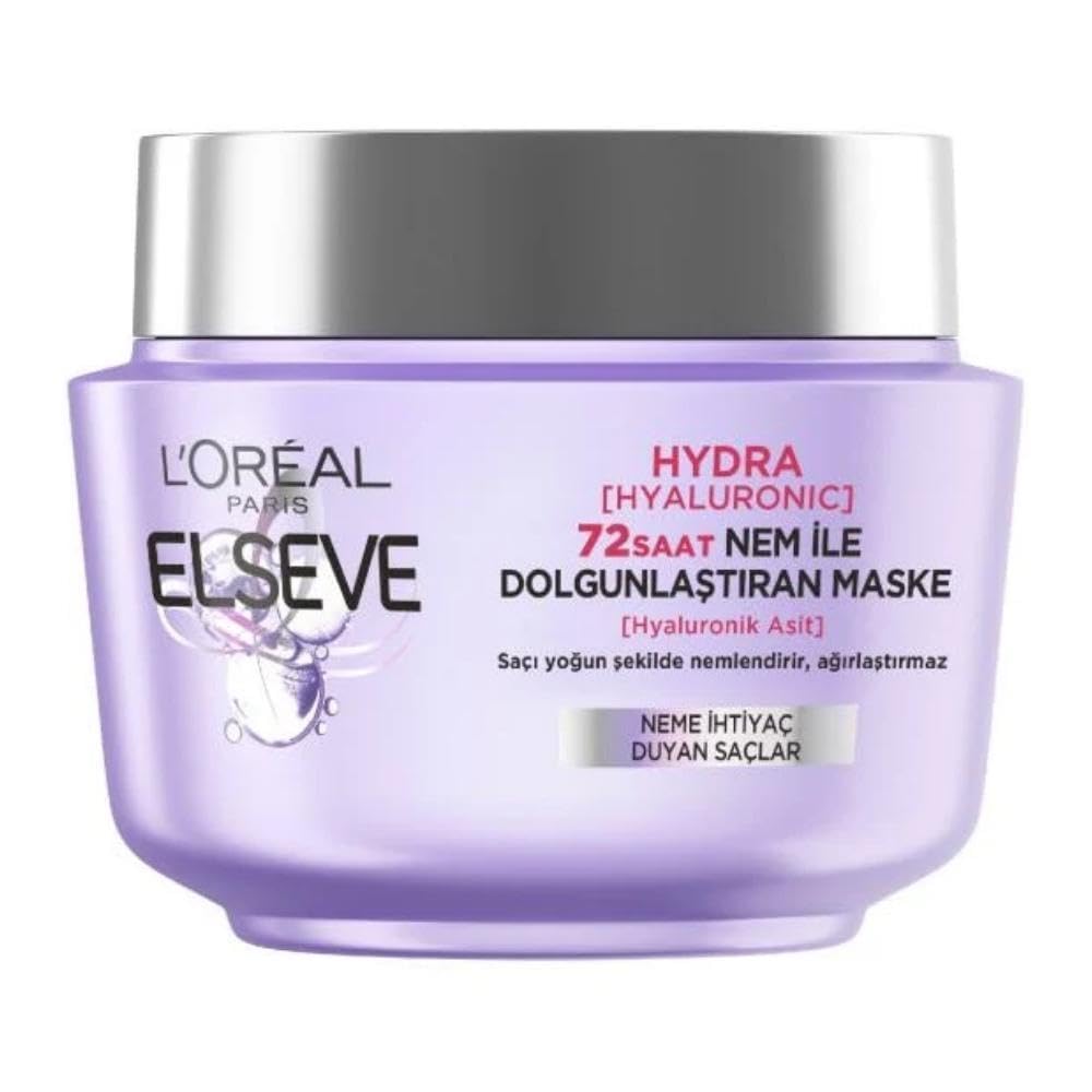 L'ORÉAL PARIS Elseve Hydra Hyaluronic 72 Saat Nem ile Dolgunlaştıran Maske 300 ml