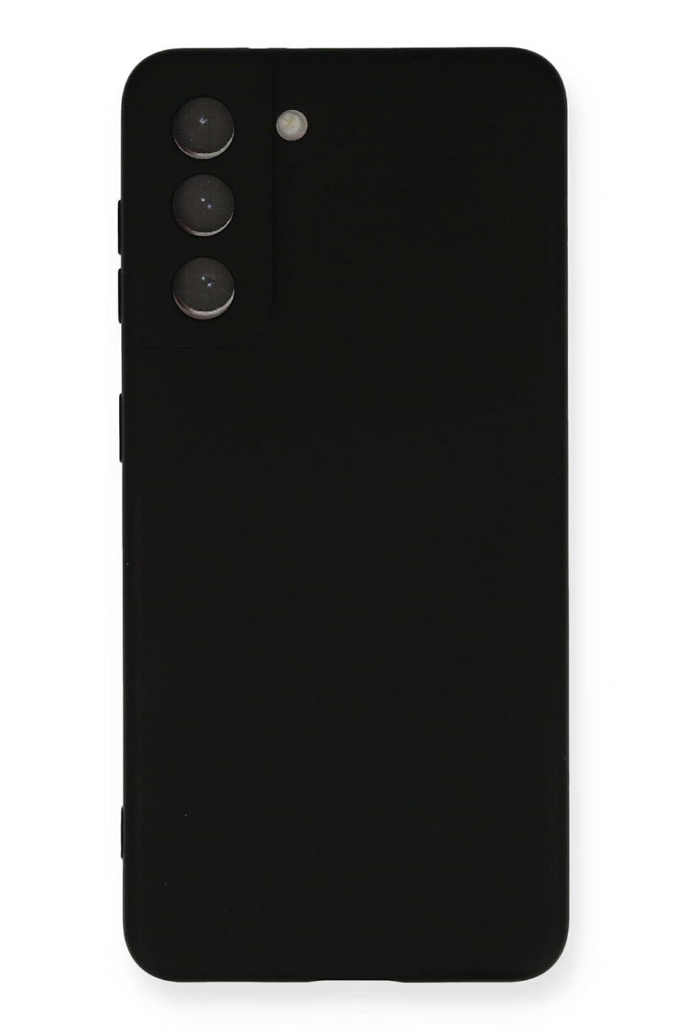 KZY İletişim Samsung Galaxy S21 FE ile uyumlu Kapak İçi Kadife Kamera Korumalı Lansman Silikon Kılıf - Siyah