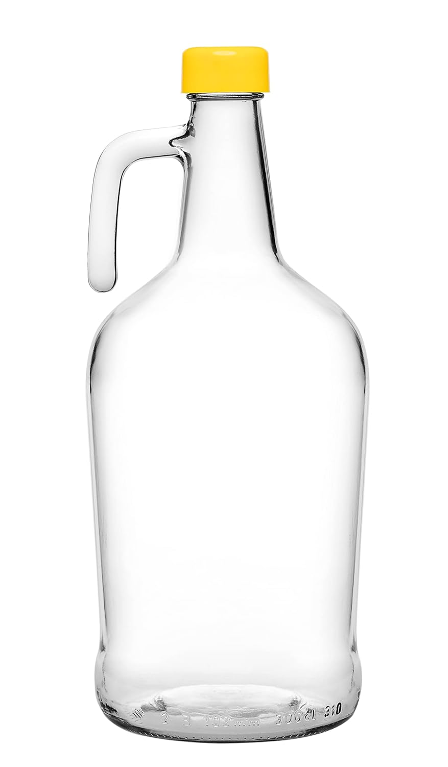 PAŞABAHÇE Galon Şişe 3 Litre, Plastik Kapak, Sarı 2003C Yeşil 2307C