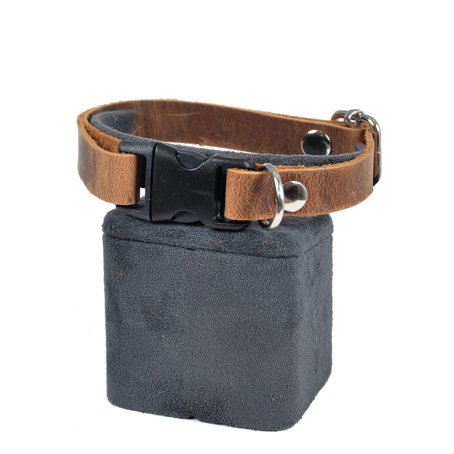 X-Perk Hakiki Deri Kedi Köpek boyun Tasması