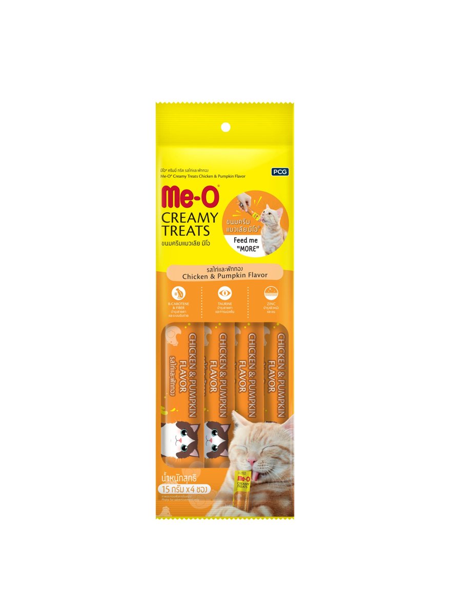 Me-O Tavuklu Balkabaklı Sıvı Kedi Ödül Maması 60 gr