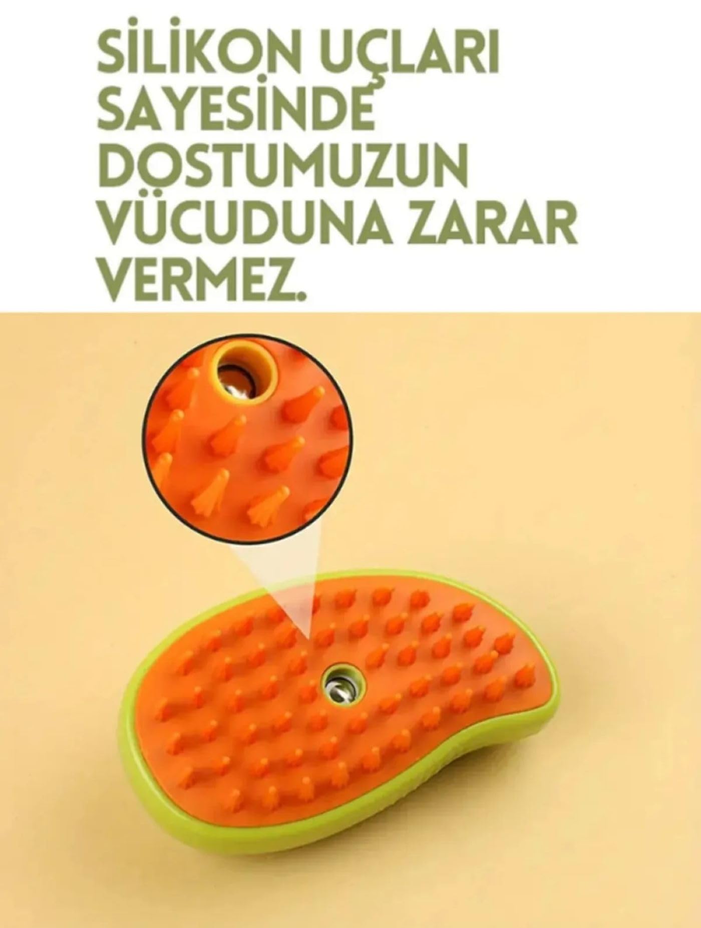 Otomatik Temizlenen Kedi Köpek Tarağı