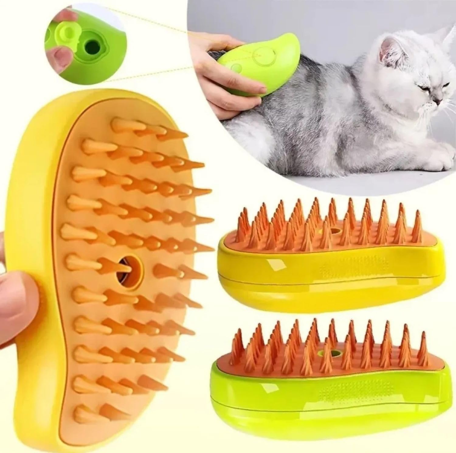 Otomatik Temizlenen Kedi Köpek Tarağı