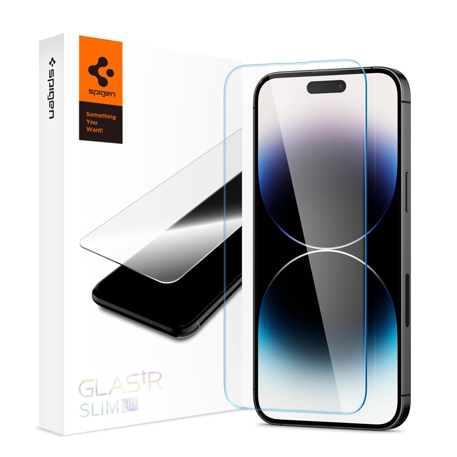 Spigen iPhone 14 Pro ile uyumlu Cam Ekran Koruyucu GLAS.tR Slim HD - AGL05222
