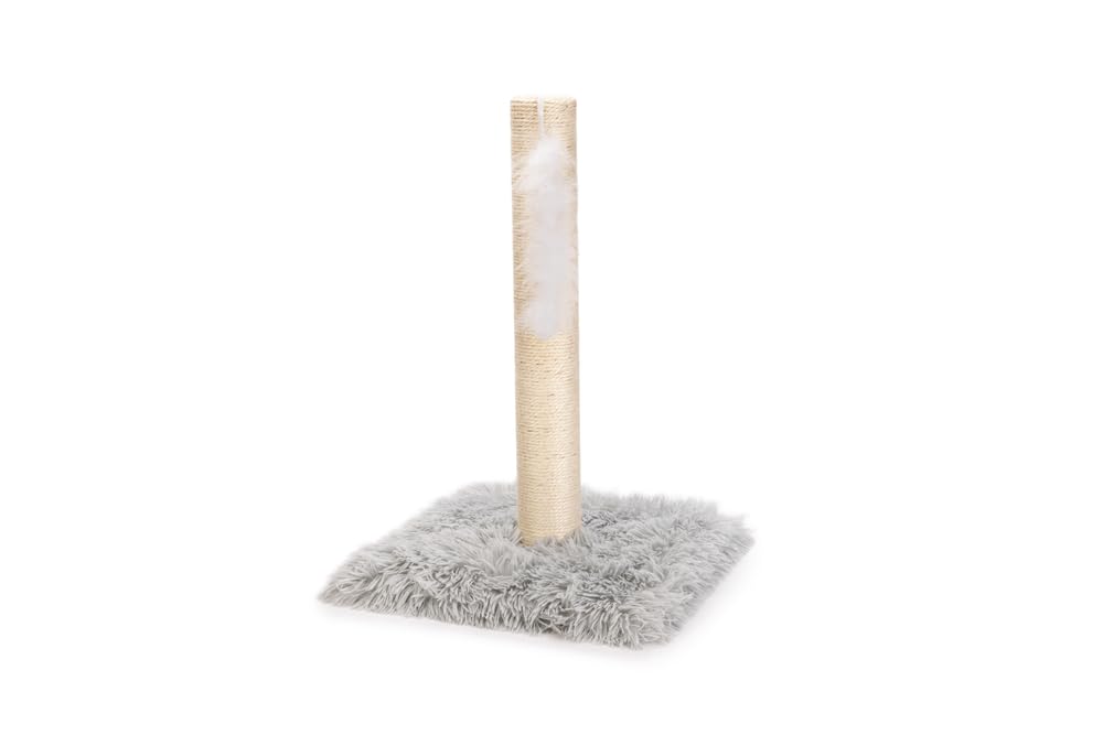 Beeztees Kedi Tırmalama ve Oyuncağı, Gri, 35x35x53cm