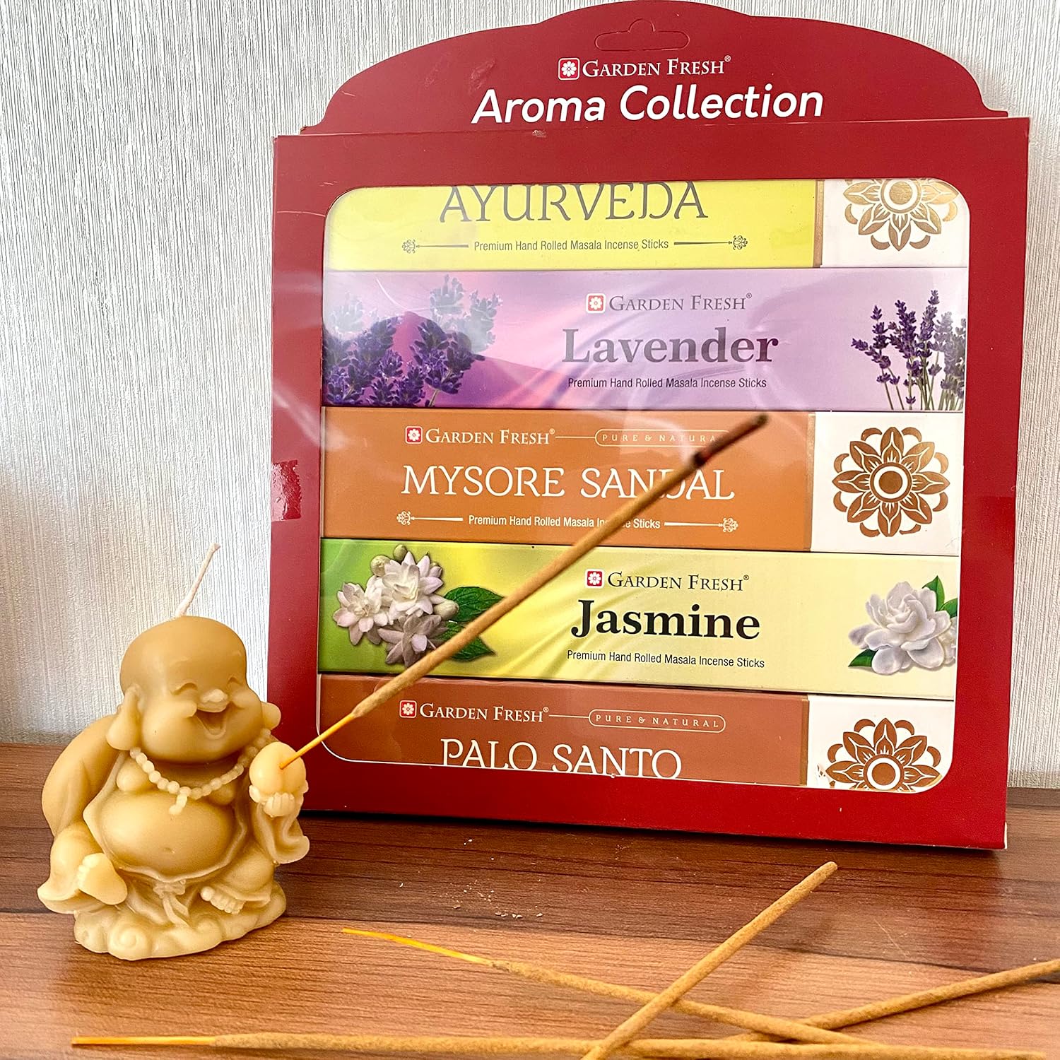miebox make it easier Garden Fresh Aroma Collection Tütsü Seti (Premium Hand Rolled Collection Incense Sticks)