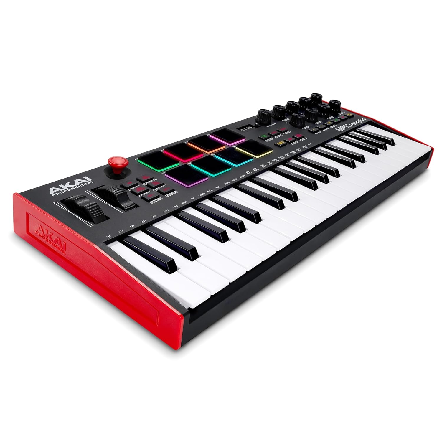 Akai Professional MPK Mini Plus USB MIDI Klavye Controller, 37 Mini Tuş, 8 MPC Pedi, Sıralayıcı, MIDI/CV/Gate G/Ç, Müzik Prodüksiyon Yazılımı Dahil