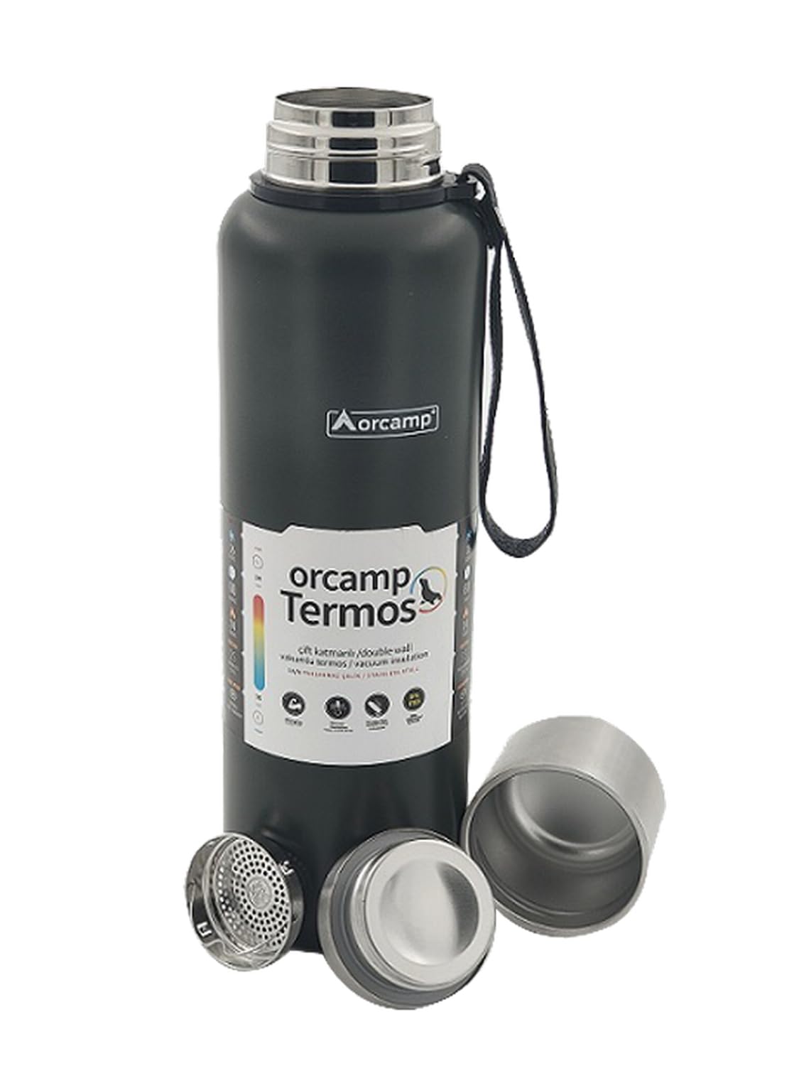 Çift Katmanli%100 304 Kalite Çelik Vakumlu Termos 1500Ml, Dayanıklı Kamp Ekipmanları, Kamp Aksesuarları, Açık Hava Sporları, Doğa Sporları, Yürüyüş, Sırt Çantasıyla Seyahat, Termos, Kamp Mutfaği