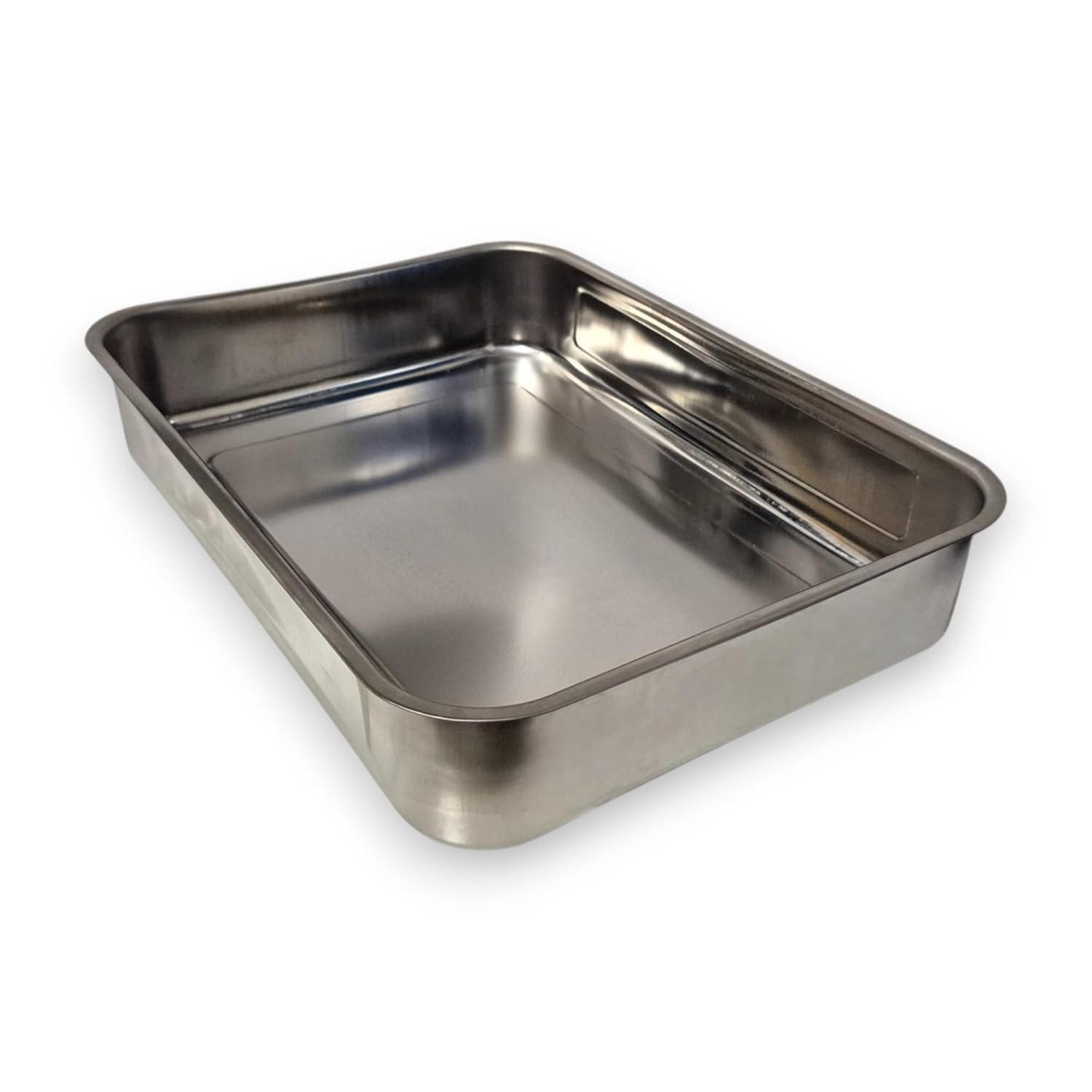 Yoğurt Tepsisi Paslanmaz Çelik Çok Amaçlı Dikdörtgen Büyük Metal Tava Fırın Saklama Kabı (36,5 x 26,5 x 6,5 cm, 304 (18/10) Kalite, Bulaşık Makinesinde Yıkanabilir, Gıdaya Uygun, Kolay Temizlenebilir)