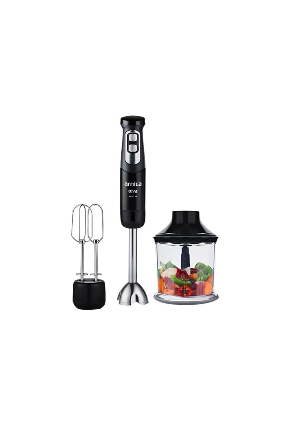 Arnica GH21595 Diva El Blender Seti Siyah