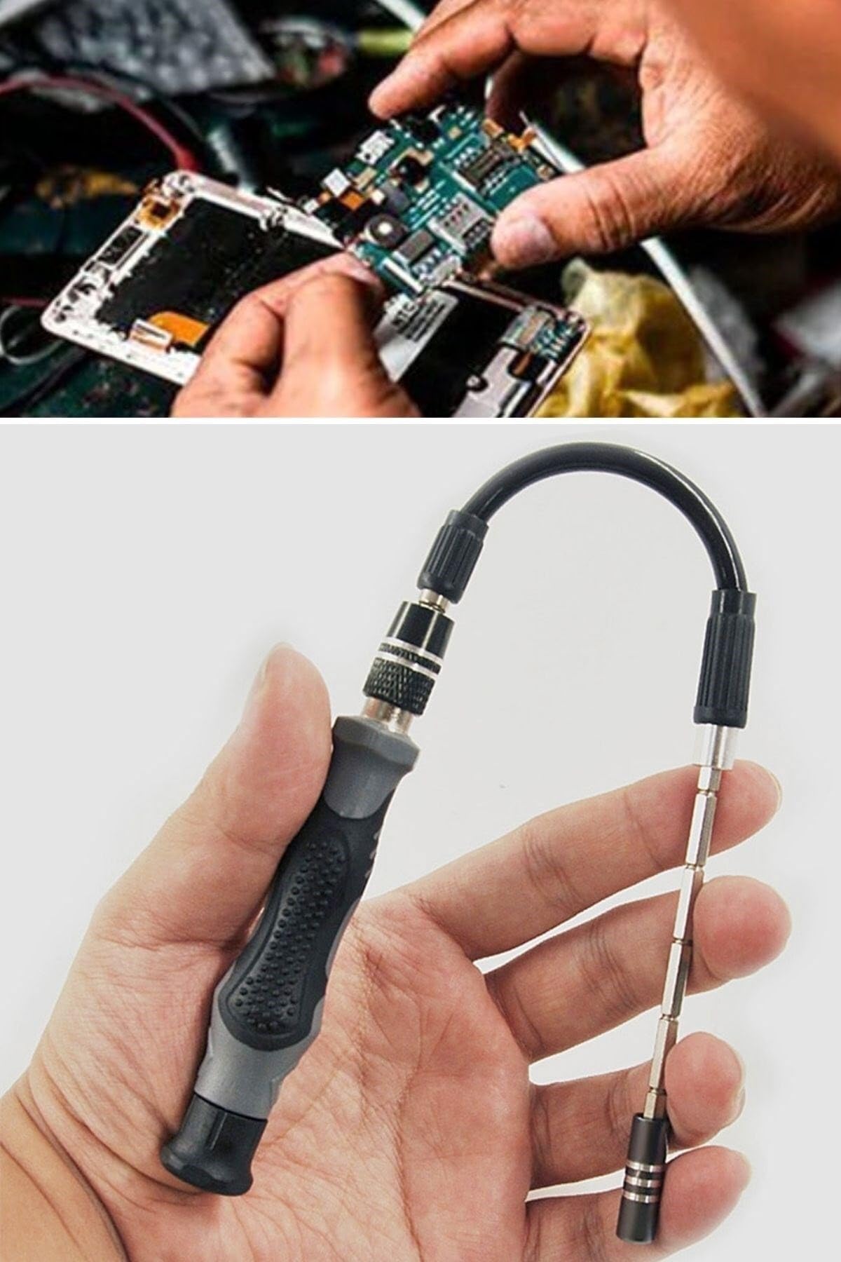 BUFFER® 115 in 5 Elektronik Hassas Tornavida Onarım Aletleri Seti Manyetik Sürücü Kitli Bilgisayarı ve Telefon Onarım Seti