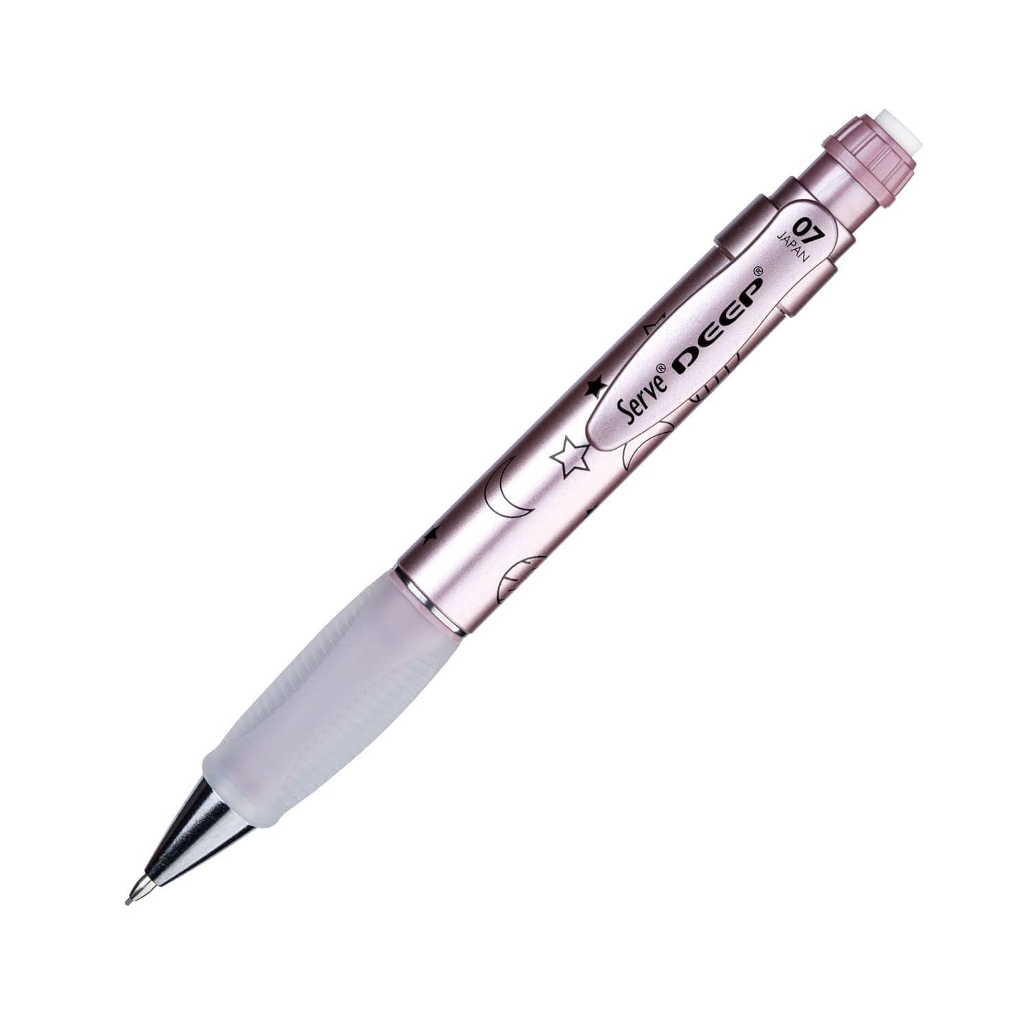 SERVE DEEP MEKANİK KURSUN KLM 07MM METALIK ROZE AY-YILDIZ DESENİ