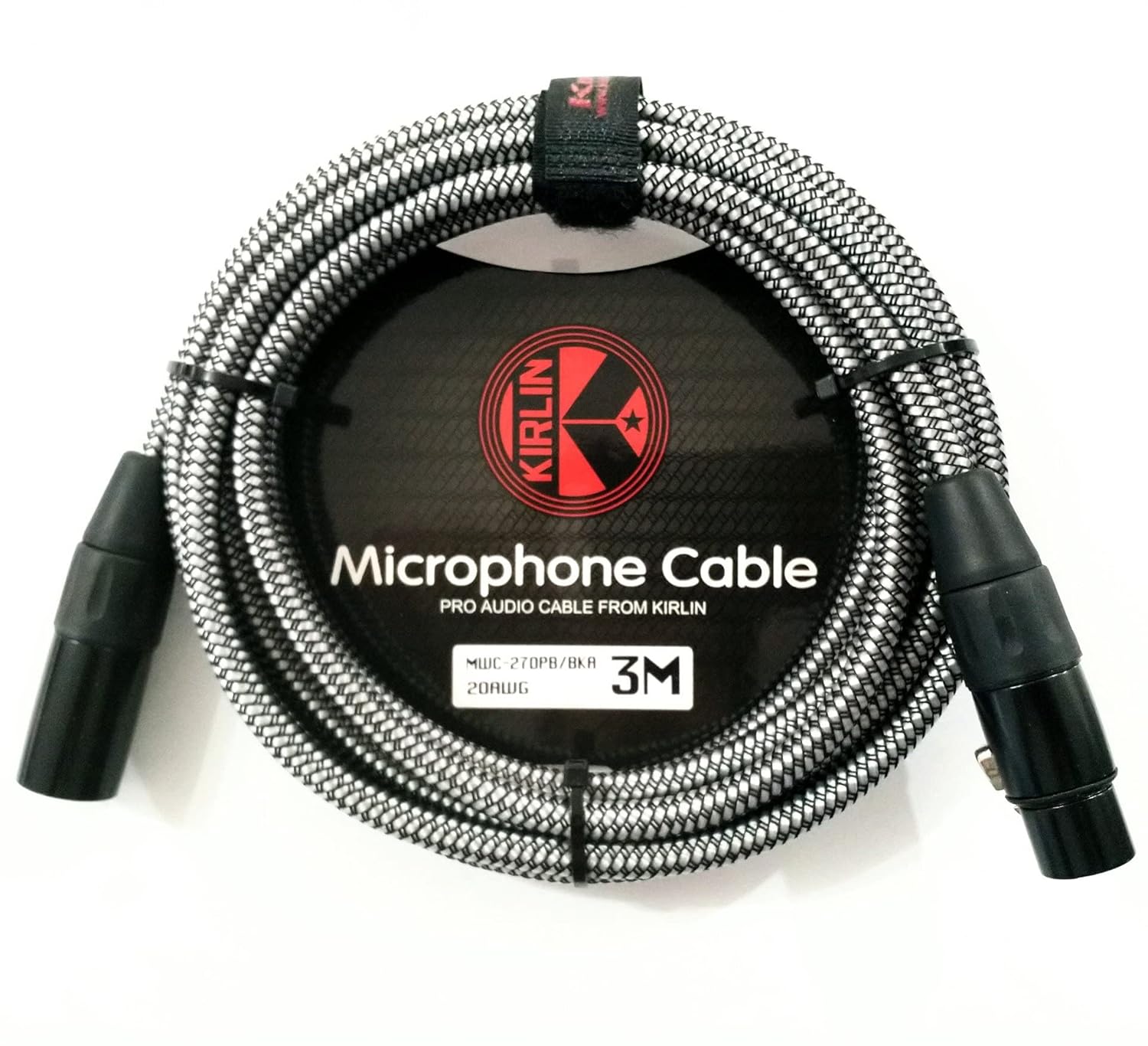 MWC270PB 3 Metre Örgülü Mikrofon Kablosu 3pin Dişi 3pin Erkek