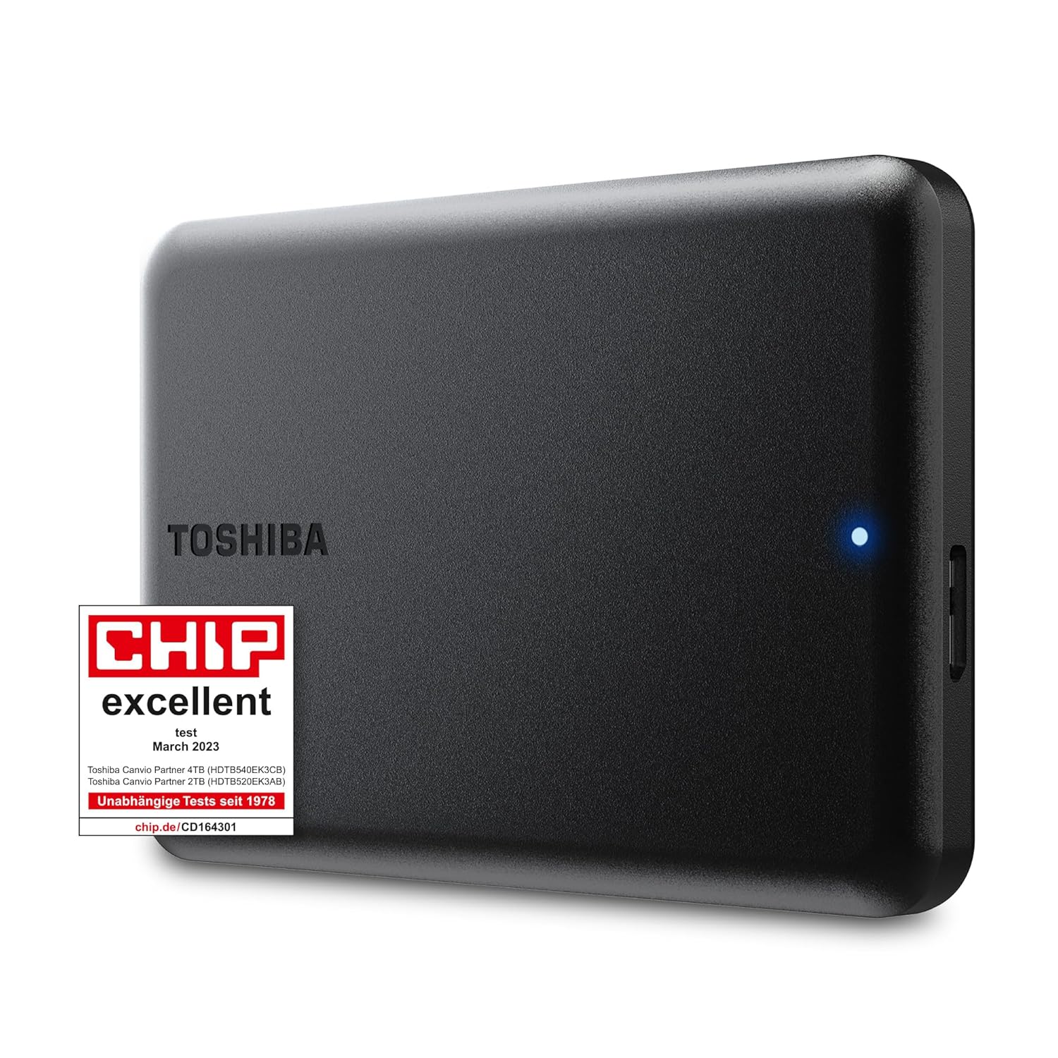 Toshiba Canvio Partner 2 TB taşınabilir 2, 5 inç harici HDD, USB 3.2 Gen 1, Mac ve Windows ile uyumlu, USB ile çalışır