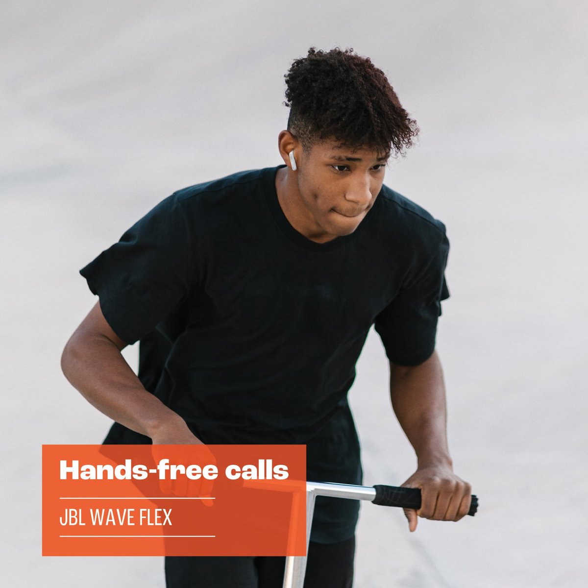 JBL Wave Flex, Kablosuz Kulakiçi Kulaklık, Siyah